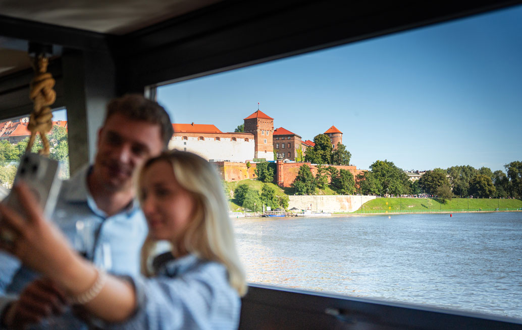 Romantyczna kolacja z rejsem w Krakowie i widokiem na Wawel